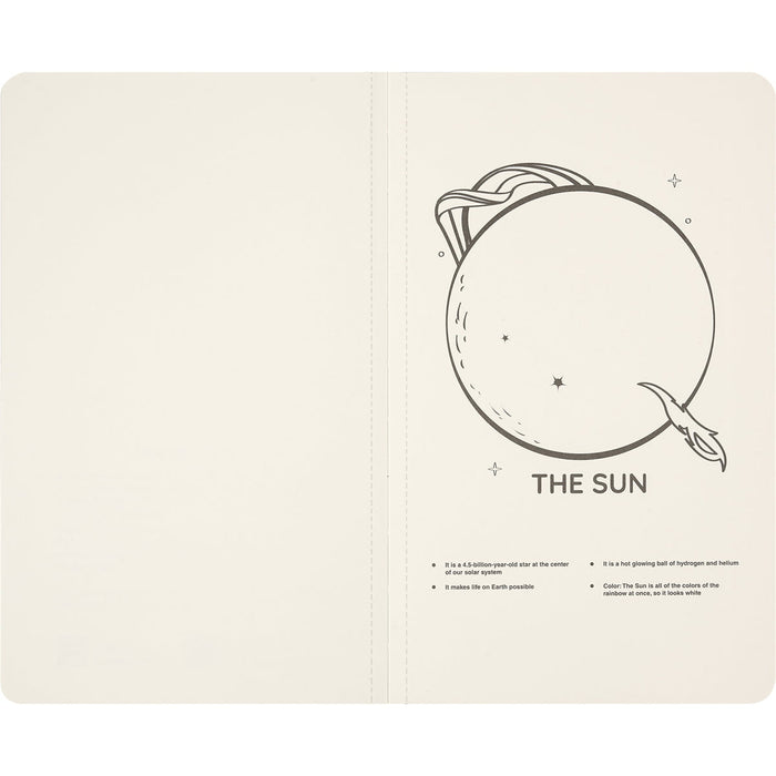 Moleskine Limited Edition NASA Volant Plain Journal, Large 130mm x 210mm, Glow in the Dark CX1002271