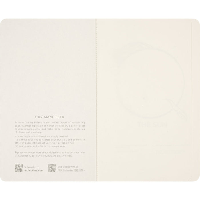 Moleskine Limited Edition NASA Volant Plain Journal, Large 130mm x 210mm, Glow in the Dark CX1002271