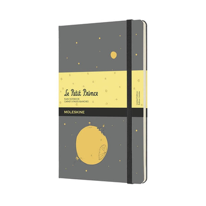 Moleskine Limited Edition Plain Pages Notebook Petit Prince, 130mm x 210mm Large Size, Slate Grey CXMLEPP03QP062C