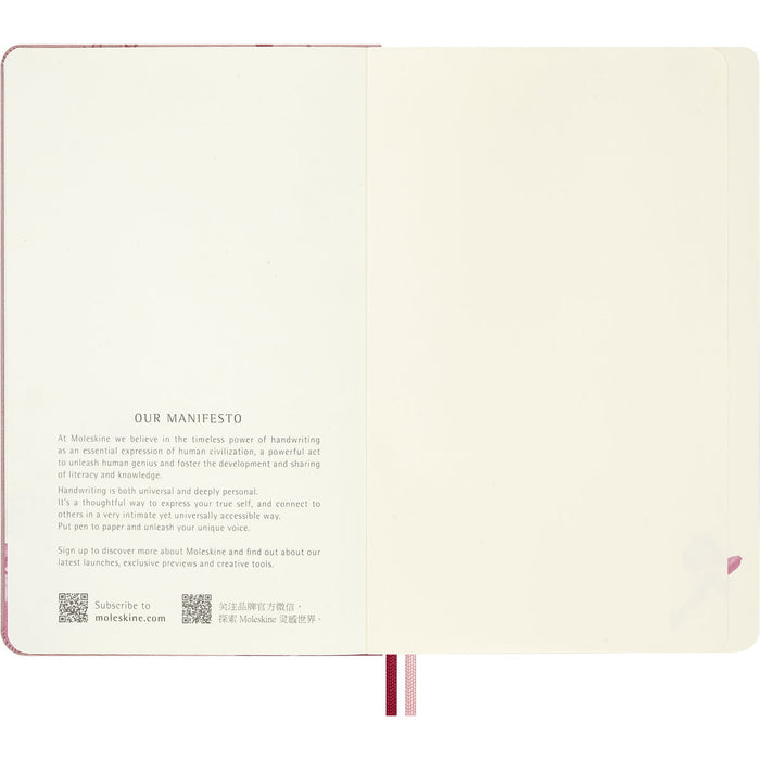 Moleskine Limited Edition Sakura Plain Notebook, Large 130mm × 210mm CX1002462