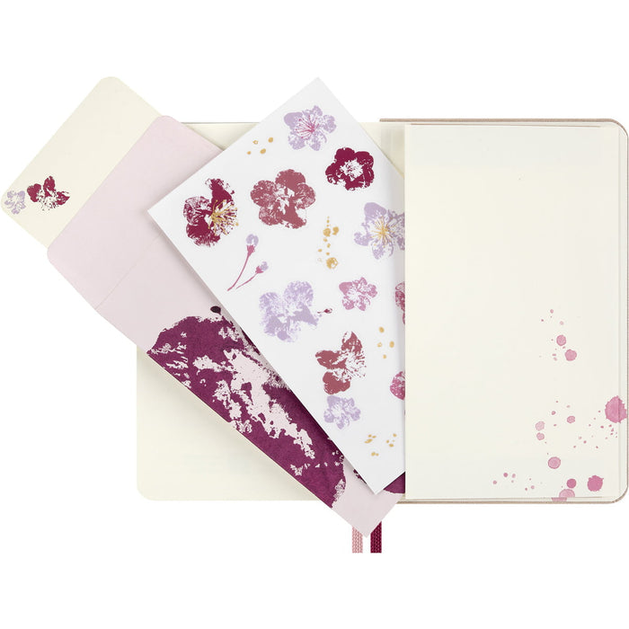 Moleskine Limited Edition Sakura Ruled Pocket Notebook, 90mm x 140mm CX1002460