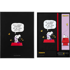 Moleskine Limited Edition Set Peanuts Ruled 210mm x 130mm Notebook + 12 Blackwing Soft Pencils + Sharpener CX1002243