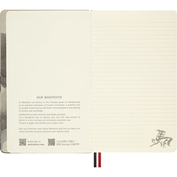 Moleskine Limited Edition Year of the Horse Ruled Notebook, Design A, Large 130mm × 210mm CX1002454