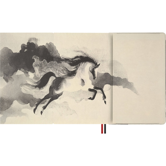 Moleskine Limited Edition Year of the Horse Ruled Notebook, Design A, Large 130mm × 210mm CX1002454