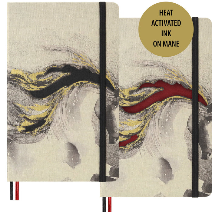 Moleskine Limited Edition Year of the Horse Ruled Notebook, Design A, Large 130mm × 210mm CX1002454