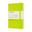 Moleskine Notebook, 90mm x 140mm Pocket Size, Hard Cover, Plain, Lemon Green CXMQP012C2