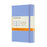 Moleskine Notebook, 90mm x 140mm Pocket Size, Hard Cover, Ruled, Hydrangea Blue CXMMM710B42