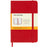 Moleskine Notebook, 90mm x 140mm Pocket Size, Hard Cover, Ruled, Scarlet Red CXMMM710R