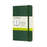 Moleskine Notebook, 90mm x 140mm Pocket Size, Soft Cover, Plain, Myrtle Green CXMQP613K15