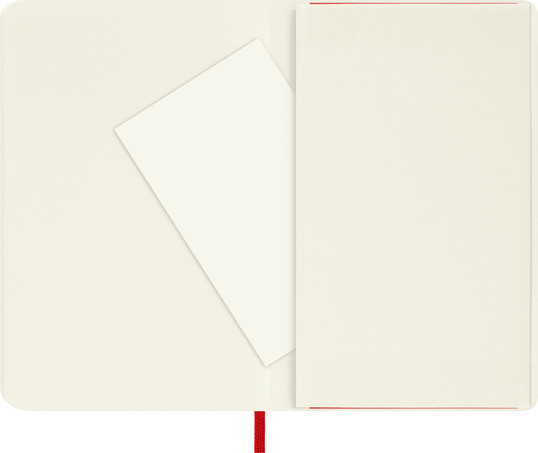 Moleskine Notebook, 90mm x 140mm Pocket Size, Soft Cover, Plain, Scarlet Red CXMQP613F2