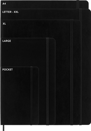 Moleskine Notebook, 90mm x 140mm Pocket Size, Soft Cover, Plain, Scarlet Red CXMQP613F2