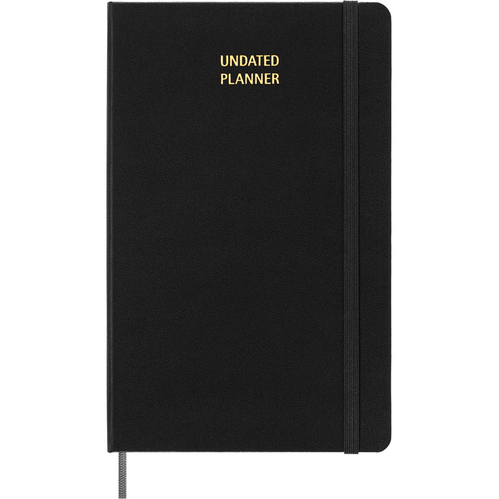 Moleskine Undated Planner Weekly + Notes Large, Black, 210mm x 130mm CX1002036