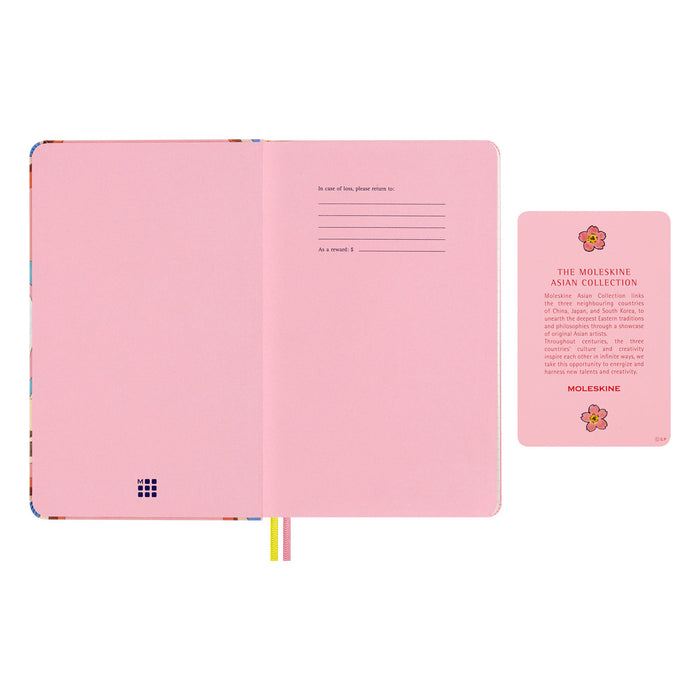 Moleskine Undated Weekly Diary, Hard Cover, Large 210mm x 130mm, Momoko Sakura CX1000167