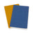 Moleskine Volant Journal, 130mm x 210mm Large Size, Plain, Blue/Amber Yellow CXMQP723B41M17