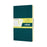 Moleskine Volant Journal, 130mm x 210mm Large Size, Plain, Green/Lemon CXMQP723K31M20