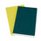 Moleskine Volant Journal, 130mm x 210mm Large Size, Plain, Green/Lemon CXMQP723K31M20