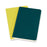 Moleskine Volant Journal, 90mm x 140mm Pocket Size, Ruled, Green/Lemon CXMQP711K31M20