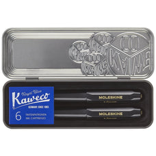 Moleskine x Kaweco Ballpoint + Fountain Pen Set, Black CXMKAWPENSETFBK