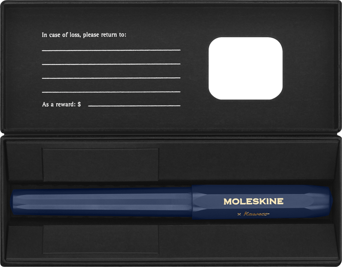Moleskine x Kaweco Rollerball Pen 0.7mm, Blue Body, Blue Ink CXMKAWROLLERPENBLUE