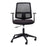 Mondo Brook Mesh Back Chair with Arm Rest, Black BS260A-M3
