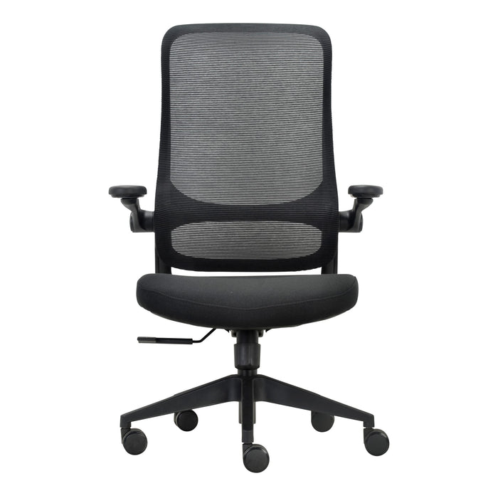 Mondo Colt Mesh Back Chair with Arm Rest, Black BS262A-M3