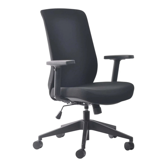 Mondo Gene Fabric Back Ergonomic Chair, Black BS120A-23