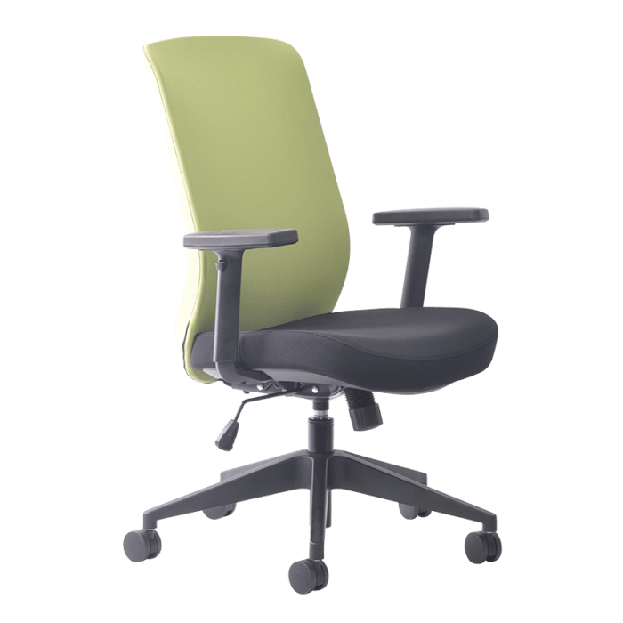 Mondo Gene Fabric Back Ergonomic Chair, Green BS120A-24