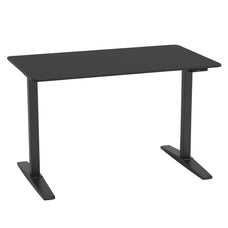 Mondo Lypta Height Adjustable Desk, 1200mm x 600mm, Black Frame, Black Top BS251-3