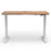 Mondo Lypta Height Adjustable Desk, 1200mm x 600mm, White Frame, Walnut Top BS251-WD-0