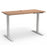 Mondo Lypta Height Adjustable Desk, 1200mm x 600mm, White Frame, Walnut Top BS251-WD-0