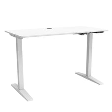Mondo Lypta Height Adjustable Desk, 1200mm x 600mm, White Frame, White Top BS251-0