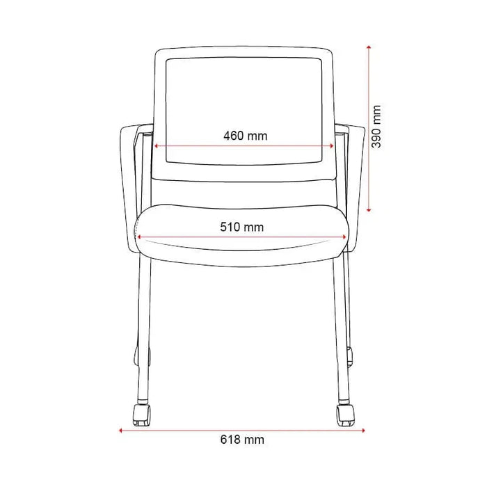 Mondo Molti, Foam Seat, Mesh Back BS176AC-M3