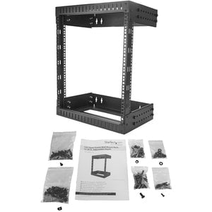 Mount your server or networking equipment using this adjustable 12U wa ...