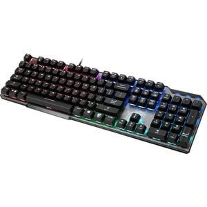 MSI VIGOR GK50 ELITE Gaming Keyboard - Cable Connectivity - USB 2.0 Interface - RGB LED - English (US) - PC - Mechanical Keyswitch IM5375068
