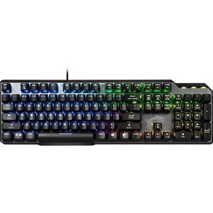 MSI VIGOR GK50 ELITE Gaming Keyboard - Cable Connectivity - USB 2.0 Interface - RGB LED - English (US) - PC - Mechanical Keyswitch IM5375068