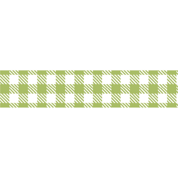 MT Washi Tape 15mm x 7mt, Checkered Light Moss Green CX1002370