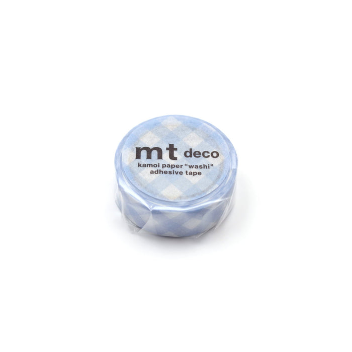 MT Washi Tape 15mm x 7mt, Checkered Pastel Ultramarine CX1002369
