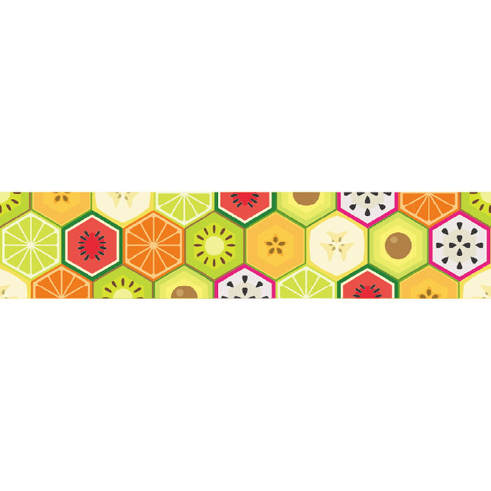 MT Washi Tape 15mm x 7mt, EX Hexagon Fruits CX1002387
