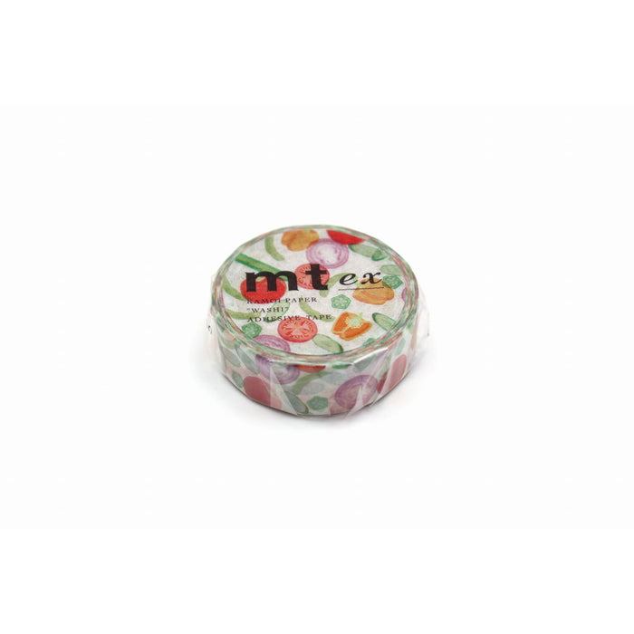 MT Washi Tape 15mm x 7mt, EX Summer Vegetable CX1002385