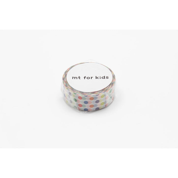 MT Washi Tape 15mm x 7mt, Kids Colorful Dot CX1002372