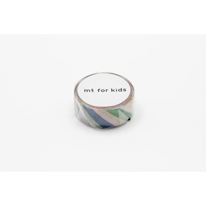 MT Washi Tape 15mm x 7mt, Kids Colorful Stripe CX1002371