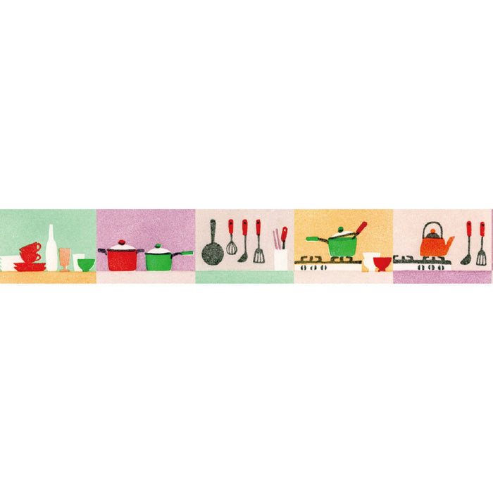 MT Washi Tape 15mm x 7mt, Maruichikyu Kitchen CX1002390