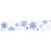 MT Washi Tape 15mm x 7mt, Maruichikyu Snowflake CX1002393