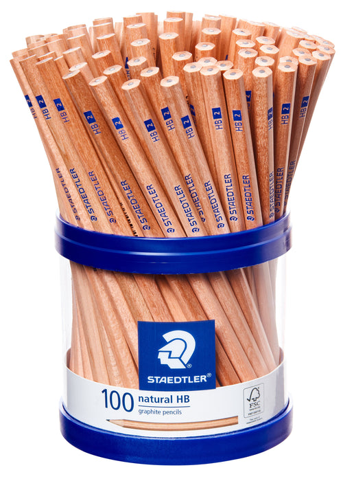 Natural graphite pencils HB Cup of 100 ST130-60N2KP