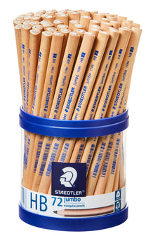 Natural Jumbo Triangular Pencil HB Cup of 72 ST119NHBKP72