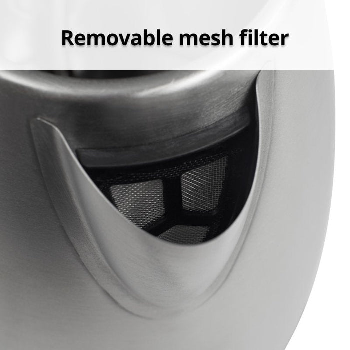 Nero 1.7L Urban Kettle, Brushed Stainless Steel WE740088