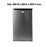 Nero 125L Fridge and Freezer, Stainless Steel/Black WE74412503