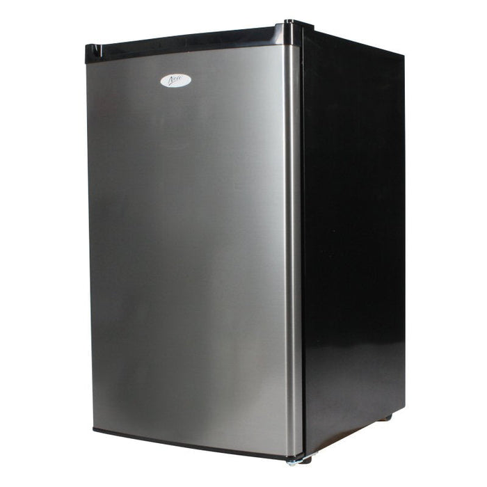 Nero 125L Fridge and Freezer, Stainless Steel/Black WE74412503