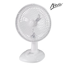 Nero 15cm White Desk Fan WE749015