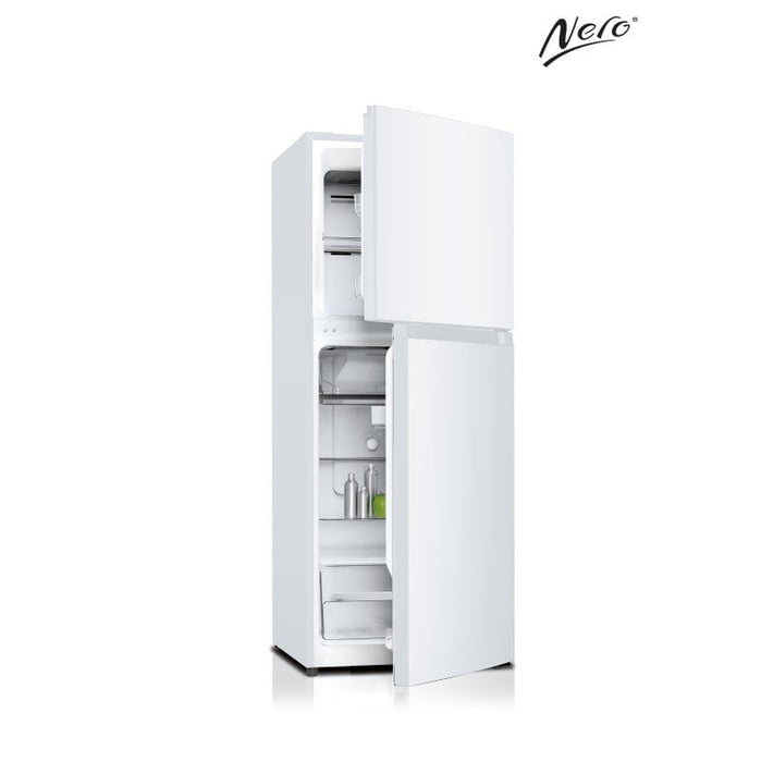Nero 198L Fridge/Freezer, White WE744198